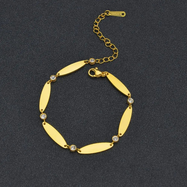 Bracelet Personnalisable 6 Prénoms - Or Pure 18 Carats - Bijoux Prénom