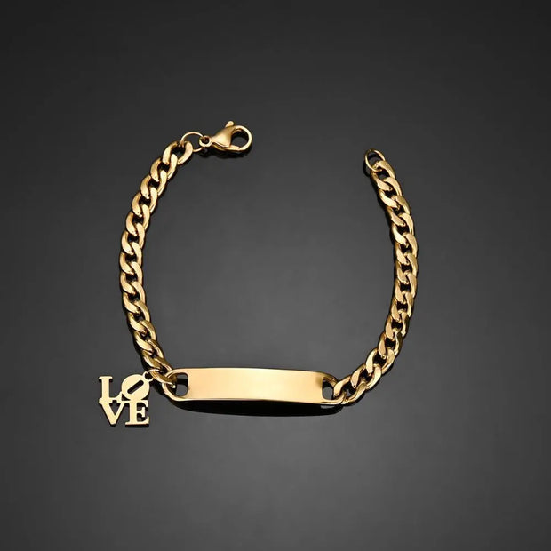 Bracelet Personnalisable Prénom - Plaqué Or - Bijoux Prénom
