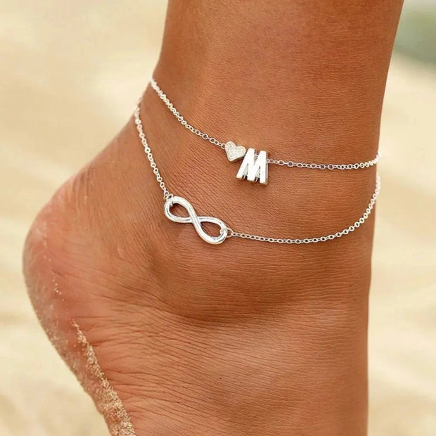 Bracelet de Jambes Personnalisé - Argent