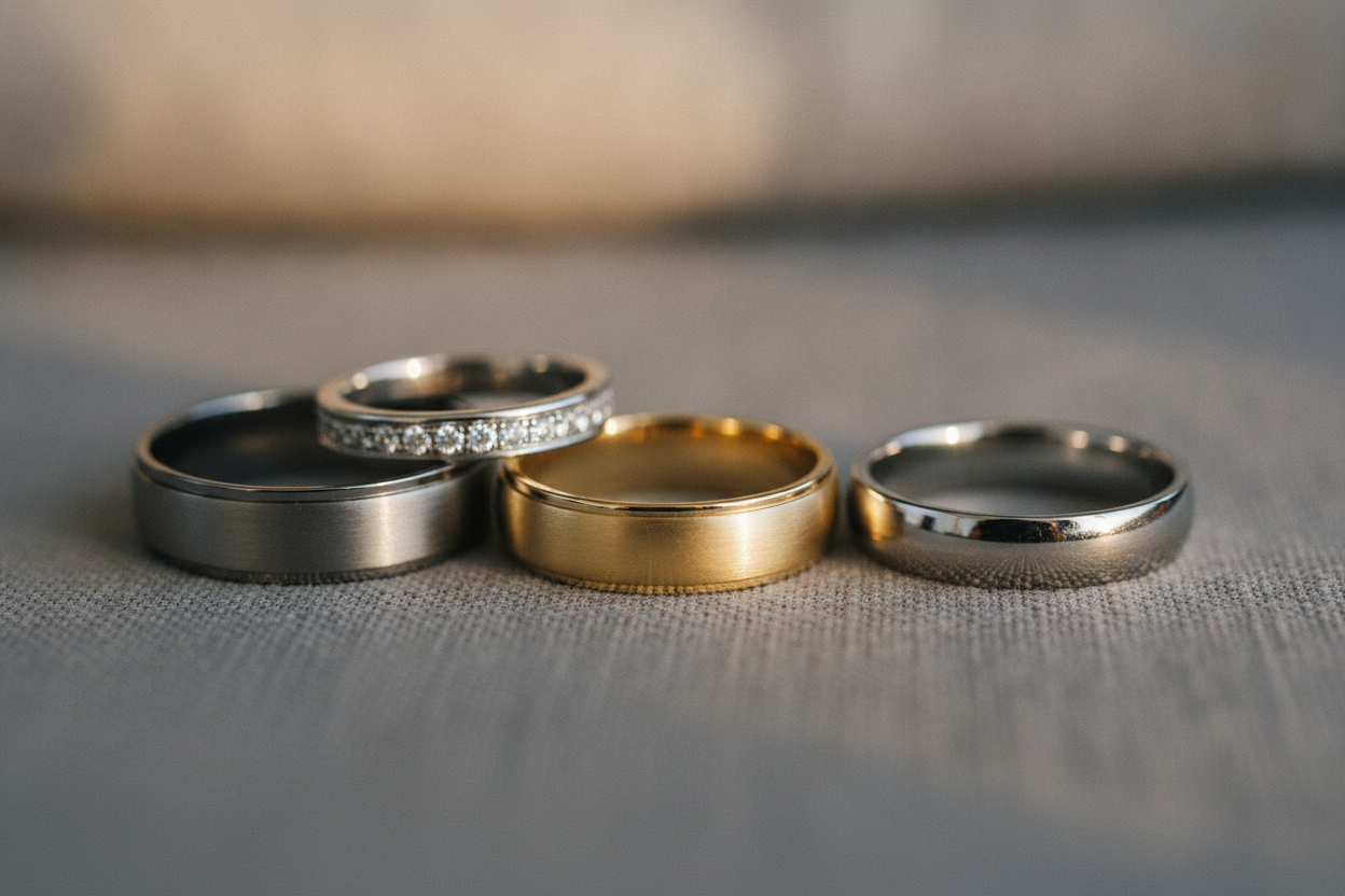 Bague de mariage homme : bien choisir son alliance selon le style, la matière et le budget