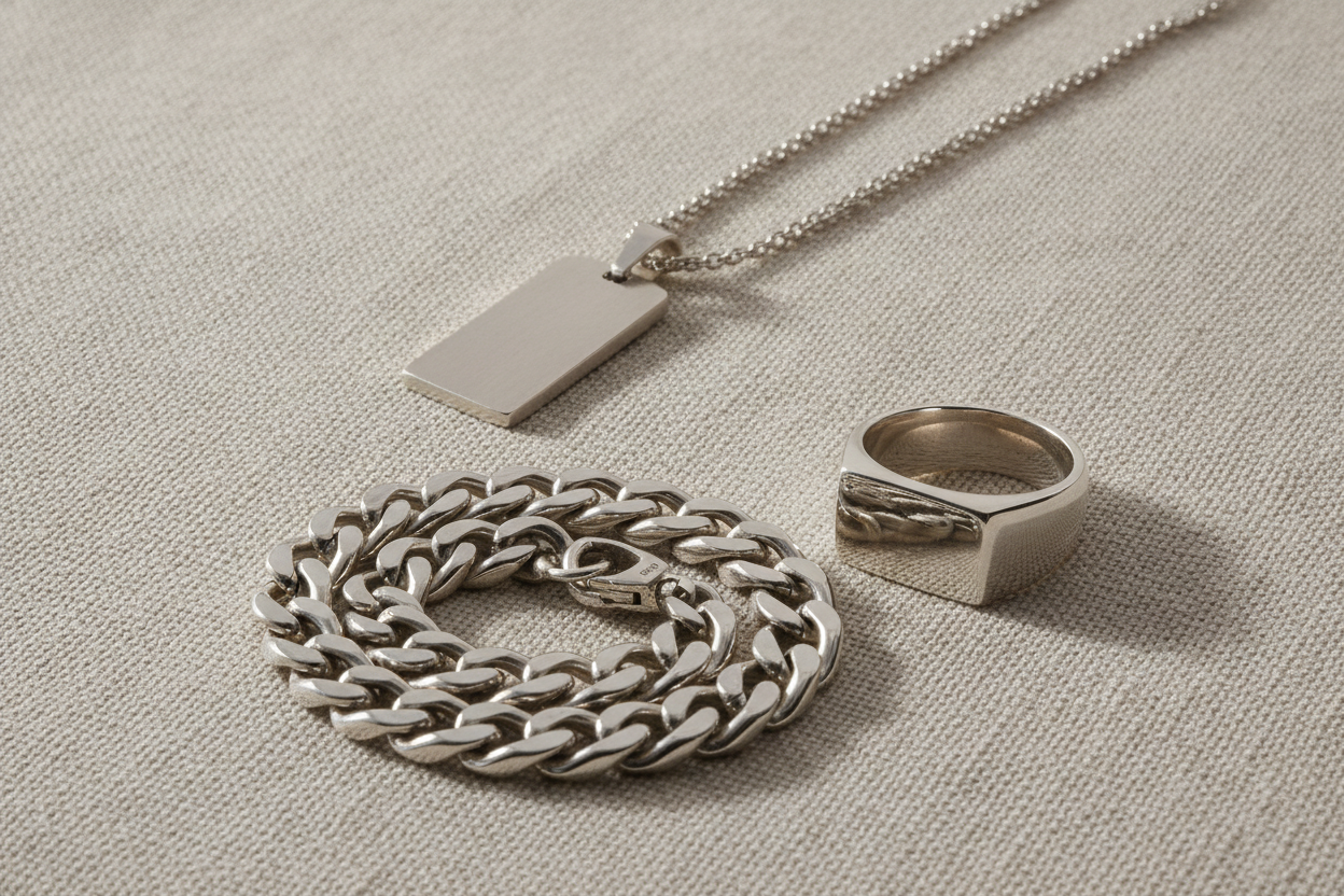 Comment choisir un bijou en argent pour homme sans se tromper