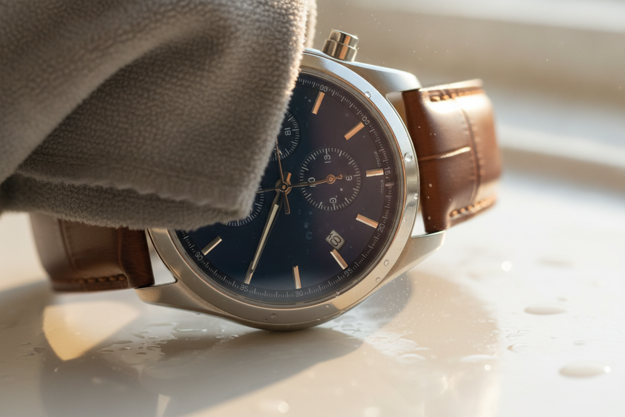 Comment nettoyer une montre sans l’abîmer : méthodes sûres et entretien selon le bracelet