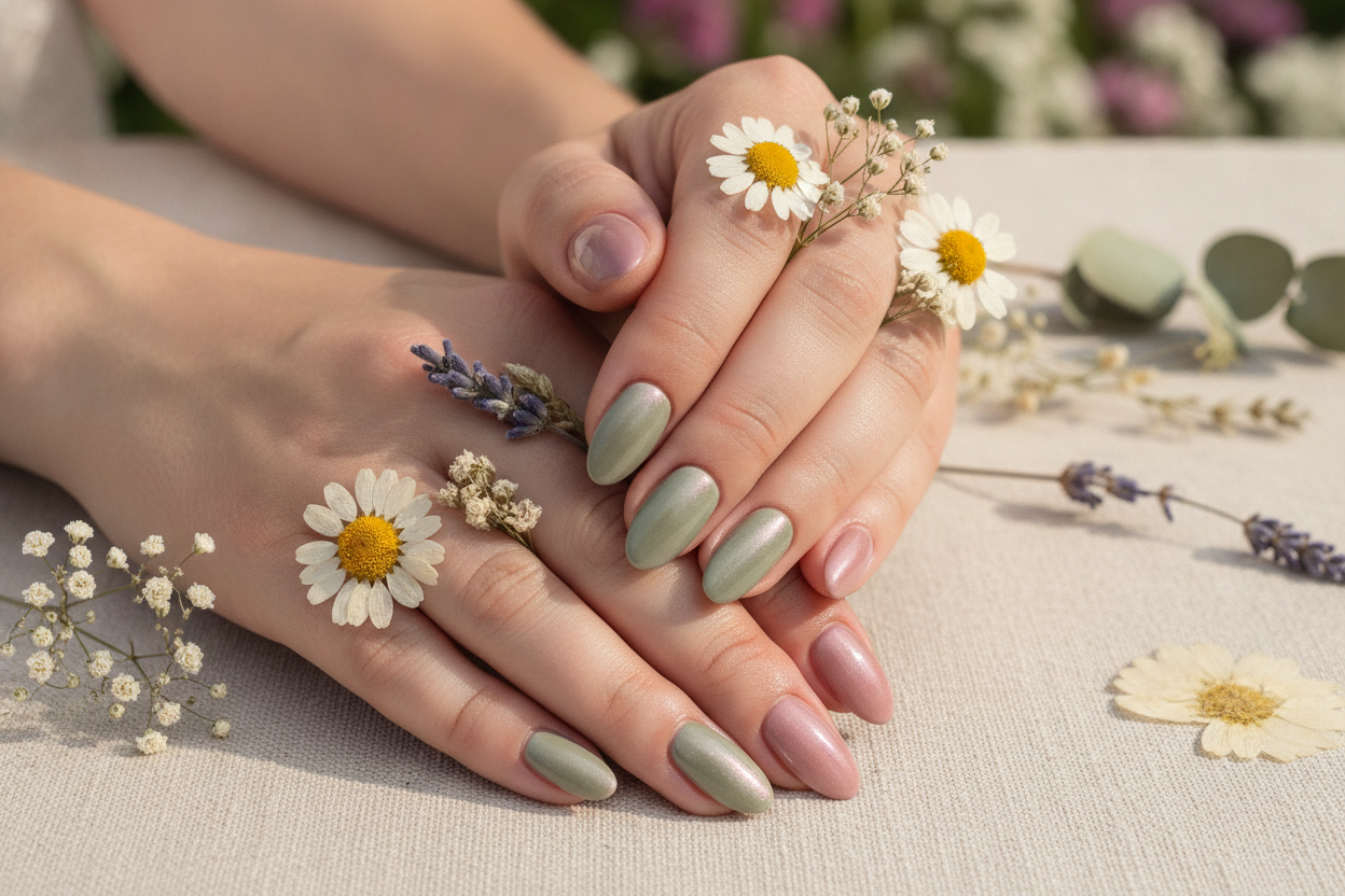 Ongles de mariage champêtre : couleurs, idées de nail art et tenue parfaite