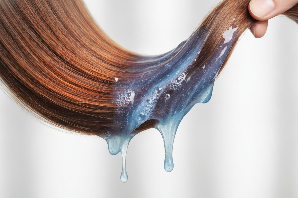 Shampoing bleu L’Oréal Professionnel : comment neutraliser les reflets orangés sur cheveux châtains